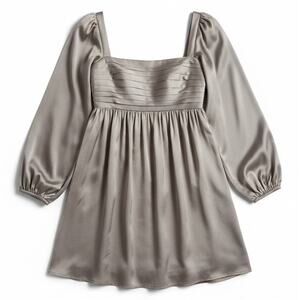 Abercrombie & Fitch Dress Pleated Balloon Sleeve
